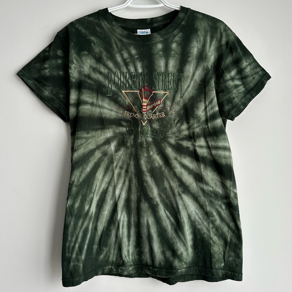 Embroidered Tie Dye T-Shirt  Bourbon Street New
Orleans